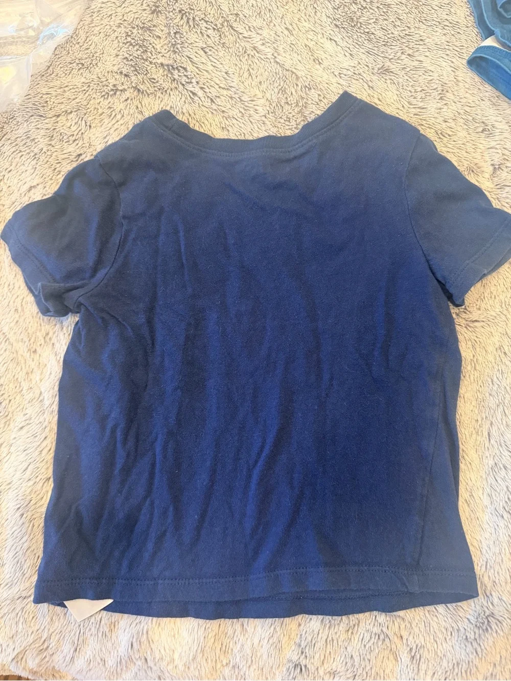 Old Navy Navy 'LIL BRO' Short Sleeve Tee